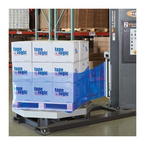TapePlanet Colored Cast Machine Stretch Film 20 Inch x 80 Gauge x 6000 Feet Roll - Blue - Heavy Duty Pallet Wrapping for Shipping, Warehouse & Industrial Packaging