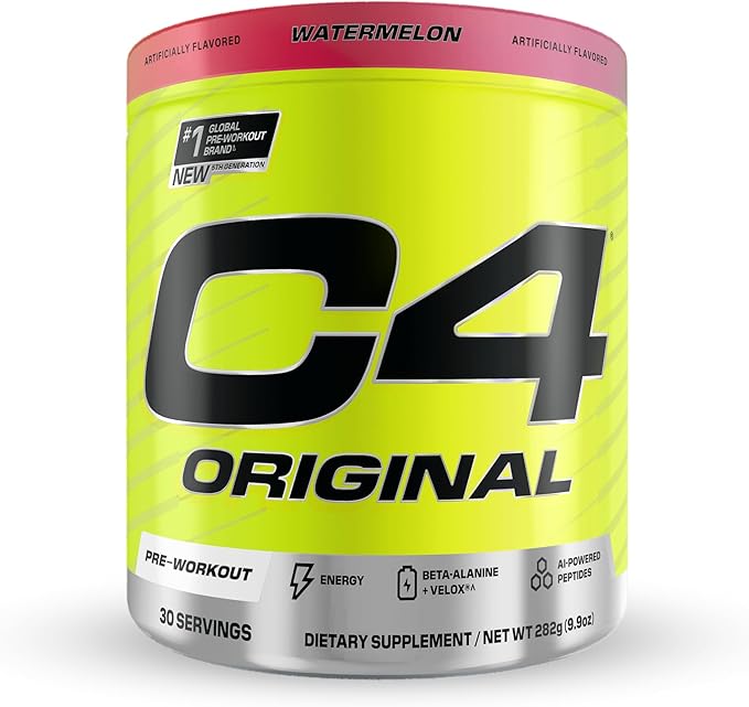 Cellucor C4 Original Pre Workout Powder - Energy & Endurance Booster for Gym, Running & Fitness Training