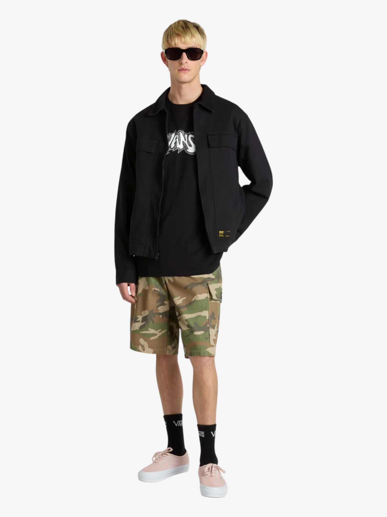 Vans Hissterik SS Black T-Shirt for Men - Classic Cotton Tee for Casual Wear, Street Style & Skateboarding