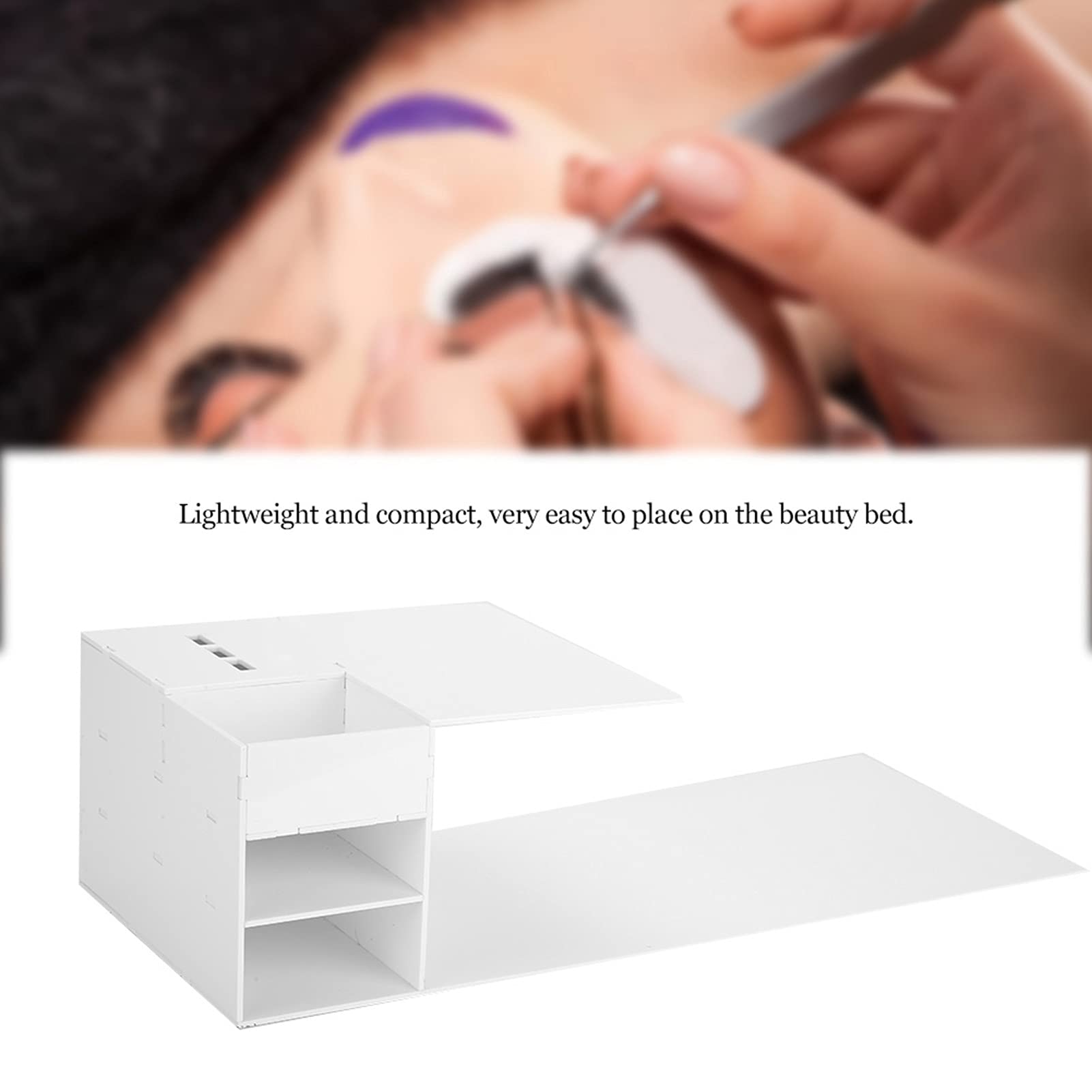 Professional Acrylic Eyelash Extension Display Stand with Tweezers Rack - Lash Extension Pillow Organizer for Salon & Makeup Artists - Perfect for Eyelash Grafting, Storage & Beauty Salon Display