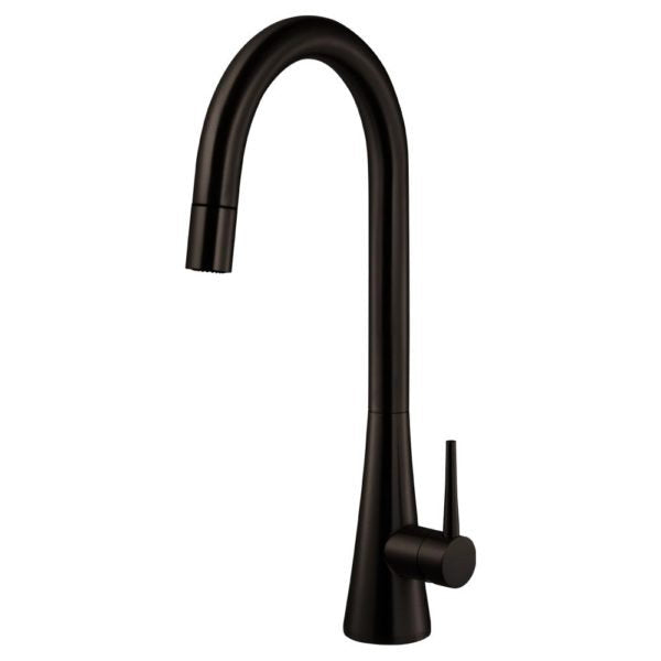 Hamat SEPD 1000 OB Serenity Dual Function Pull Down Kitchen Faucet in Oil Rubbed Bronze - High Arc Sprayer for Washing Dishes & Filling Pots (Modern Farmhouse & Commercial Kitchen Use)