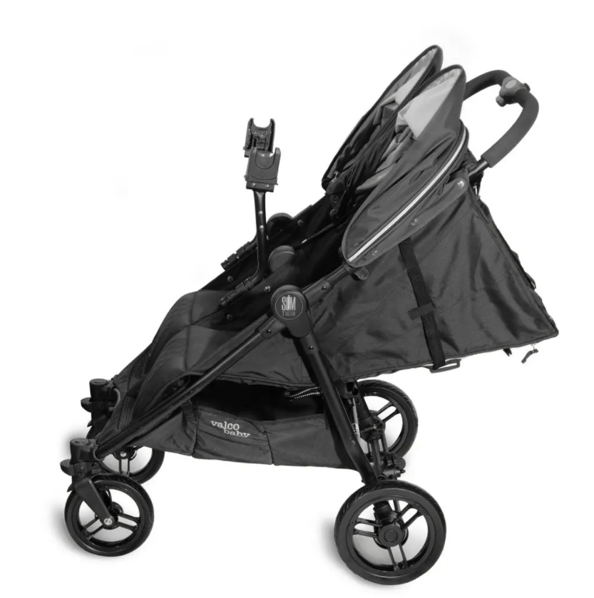 Valco Baby Car Seat Adapter - Universal Fit for Maxi Cosi, Nuna & Slim Twin Strollers | Safe & Easy Installation for Travel System Compatibility | Perfect for City Walks, Shopping Trips & Family Outings