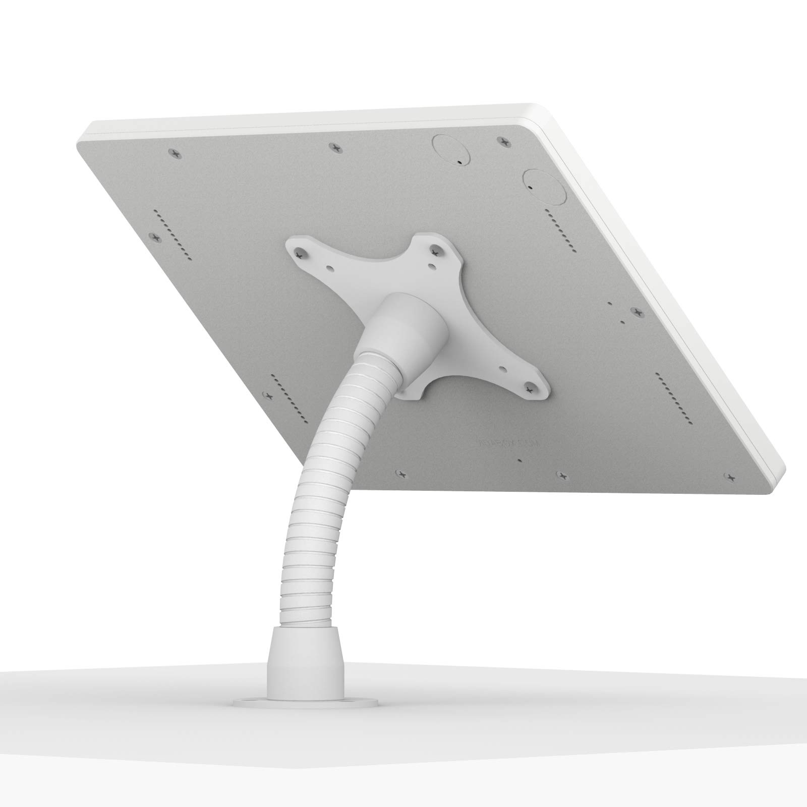 VidaMount White iPad Mount Enclosure - Flexible Desk & Wall Mounting System for iPad Air 13