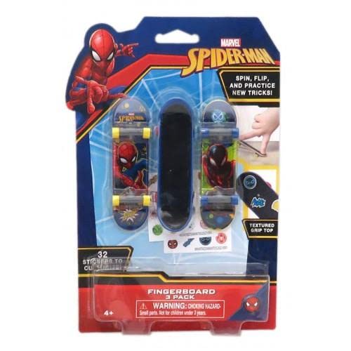Spider-Man Fingerboards with Accessories - Mini Skateboard Toys for Kids & Collectors - Perfect for Tricks, Stunts & Display