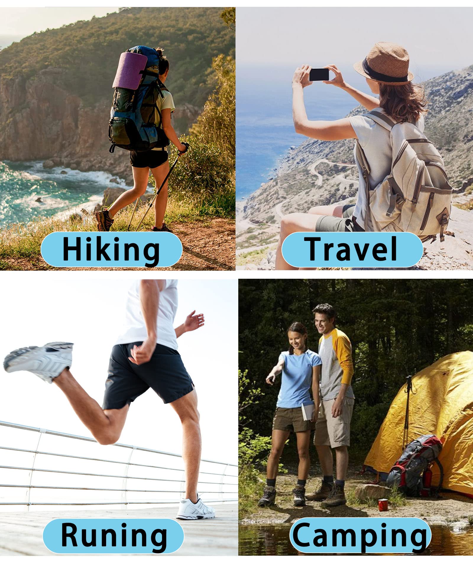 CT-Tebrun Women's Lightweight Hiking Cargo Shorts - Quick Dry Breathable Athletic Shorts with Pockets for Summer, Travel, Golf & Outdoor Activities