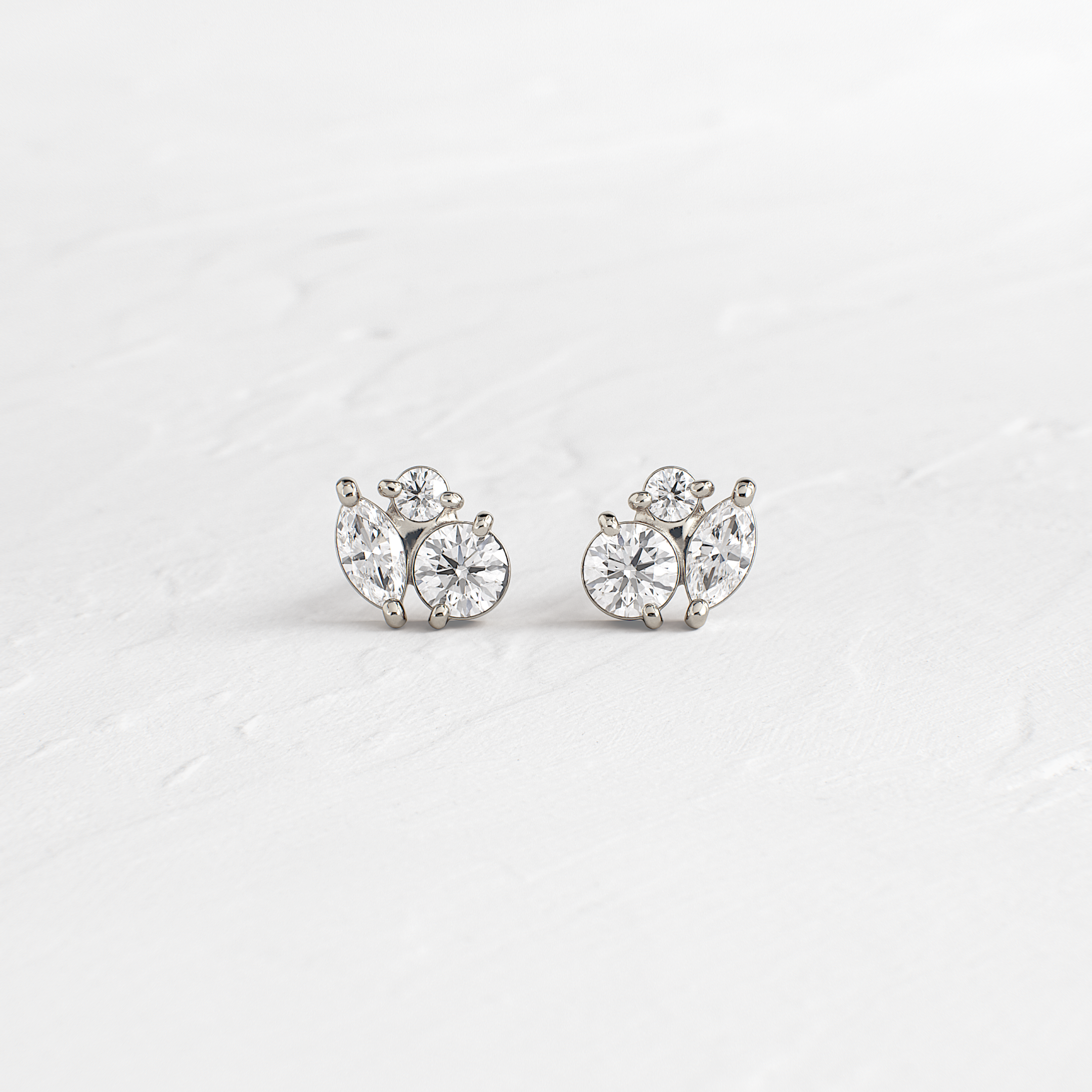 Atlas Studs - Premium Stainless Steel Earrings for Women, Trendy Punk Gothic Jewelry for Daily Wear & Special Occasions
