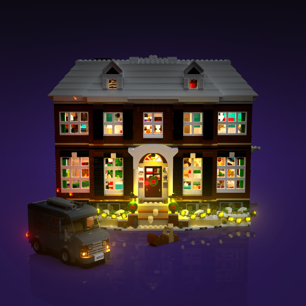 LEGO® Home Alone #21330 Light Kit - DIY Lighting Set for LEGO House Model - Perfect for Holiday Displays & LEGO Enthusiasts