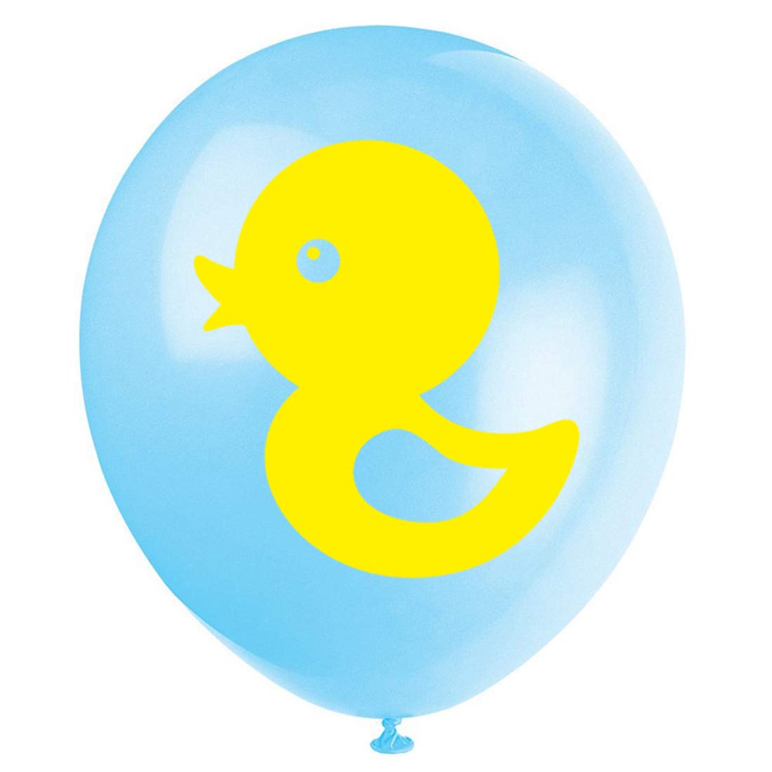 Blue & Yellow Rubber Duck Latex Balloons - 16-Pack 12 Inch Baby Shower & Birthday Party Decorations for Boys & Girls | Perfect for Themed Parties, Gender Reveals & Pool Party Decor
