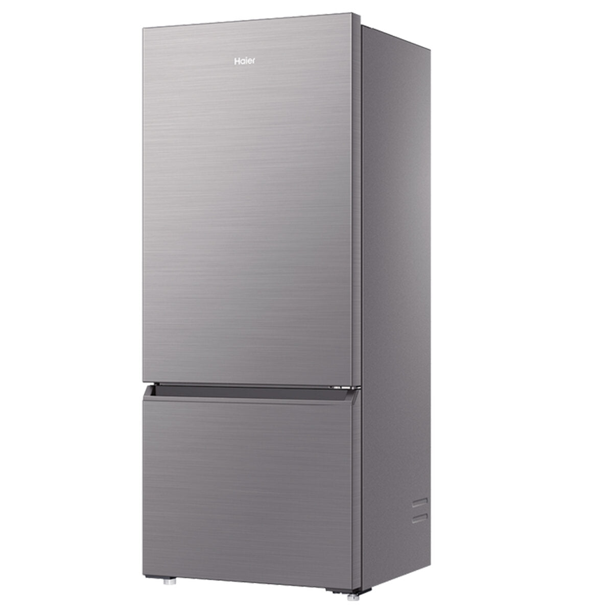 Haier 433L Bottom Mount Refrigerator - Energy Efficient, Stainless Steel Finish (HRF420BS) for Modern Kitchens & Open Floor Plans