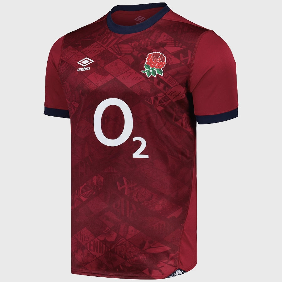Umbro England Men's Alternate Replica Rugby Jersey 2024/25 - Official Football Shirt for Fans & Players - Perfect for Matchdays, Training & Casual Wear