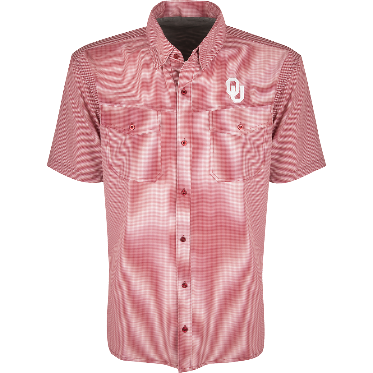 Oklahoma Short Sleeve Traveler's Shirt - Comfortable & Stylish Casual Wear for Men - Perfect for Road Trips, Camping & Outdoor Adventures