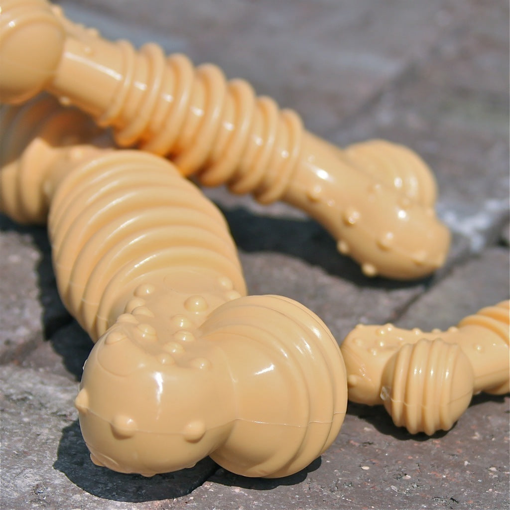 Dura Chew Plus Textured Dog Bone - Durable Chew Toy for Aggressive Chewers - Perfect for Large Dogs, Teething Puppies & Dental Health - Indoor & Outdoor Use