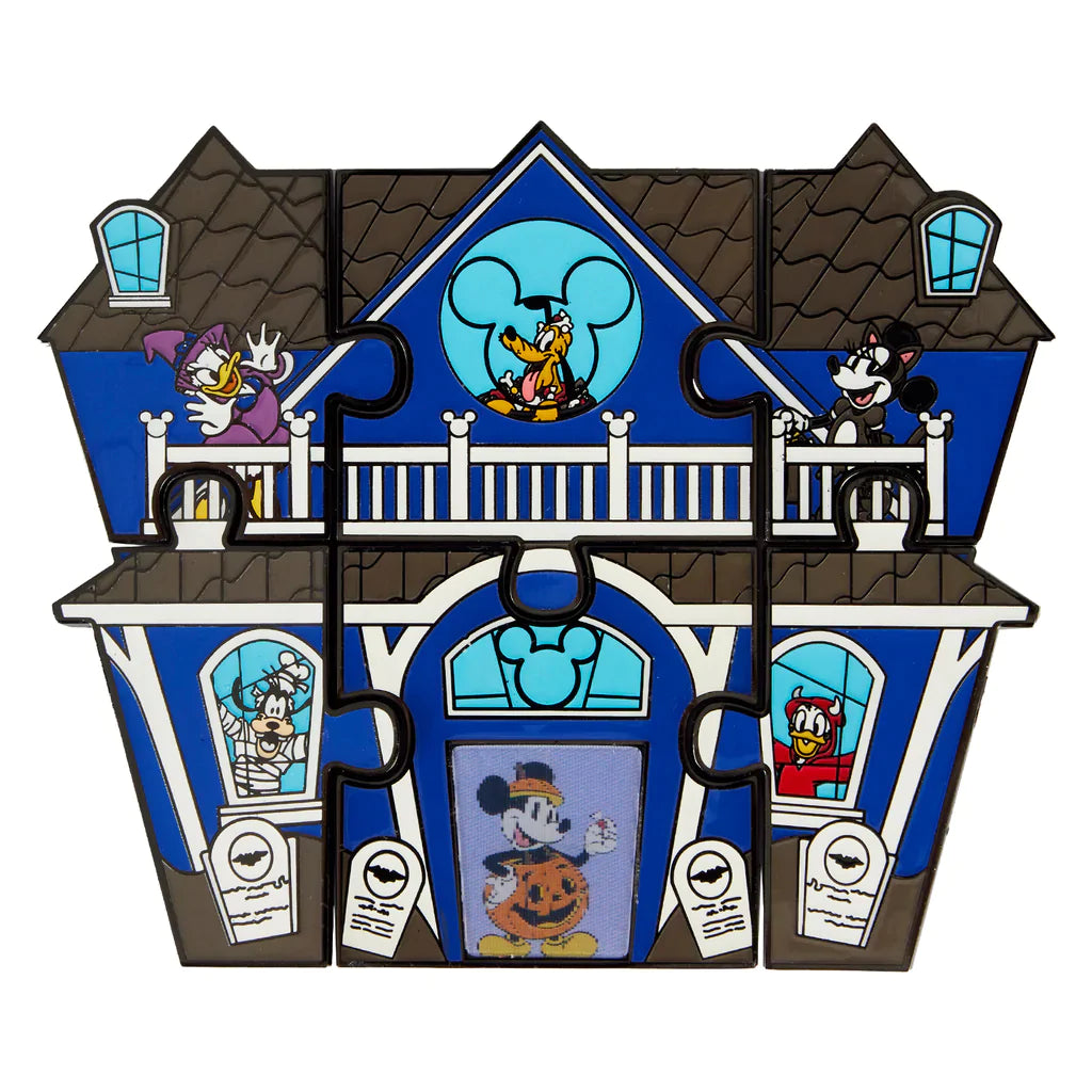Loungefly Disney Mickey and Friends Haunted House Mystery Blind Box Pin - Collectible Disney Pins for Theme Park Fans & Pin Traders