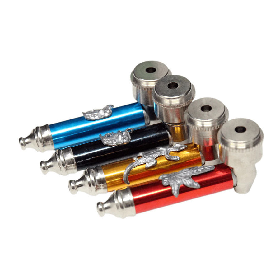 3.5 Inch Full Color Metal Pipe with Cover - Assorted Colors for DIY Projects, Home Decor, and Plumbing Repairs