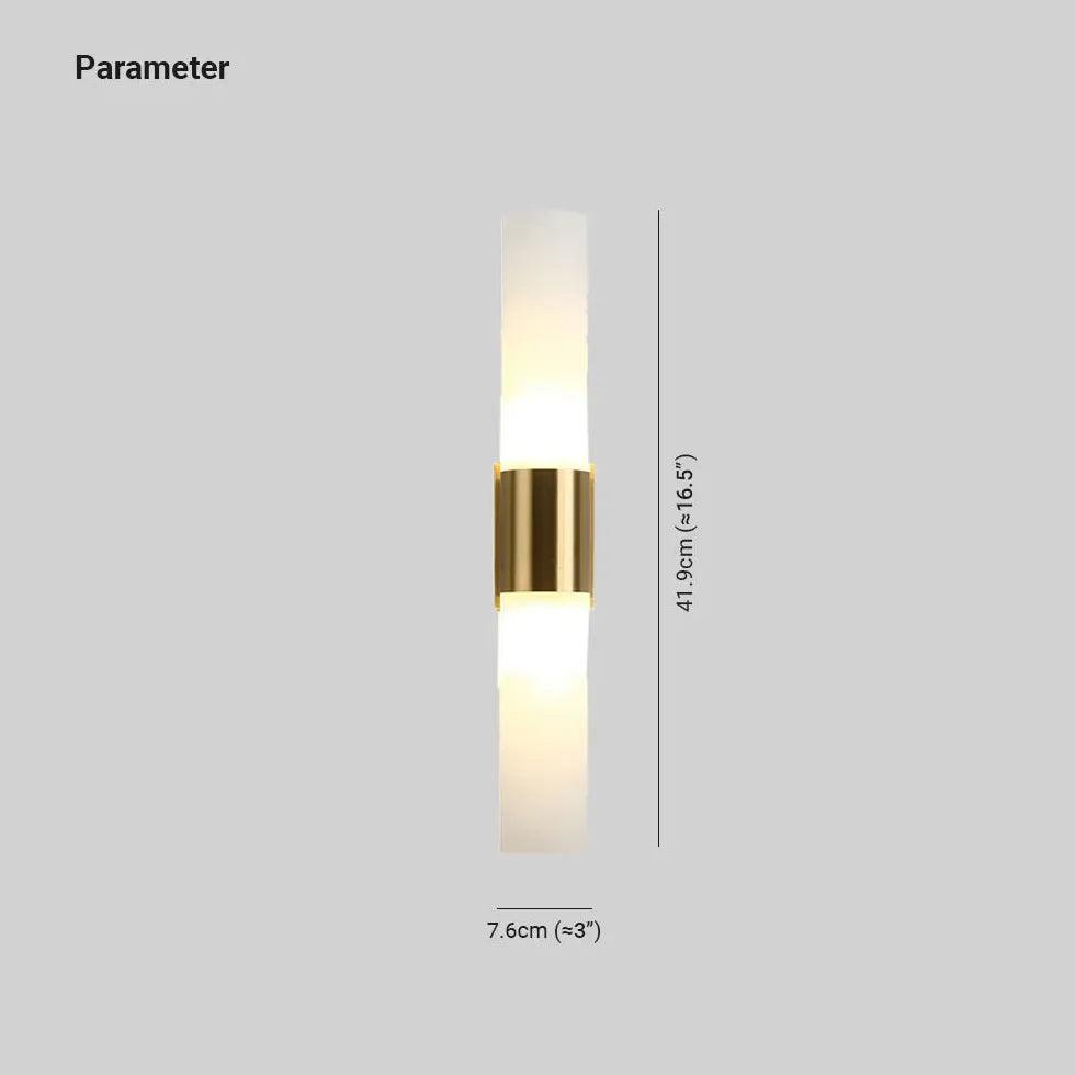 Modern Frosted Glass Wall Lights - Sleek & Energy-Efficient LED Sconces for Bedroom, Living Room, and Hallway Lighting Decor