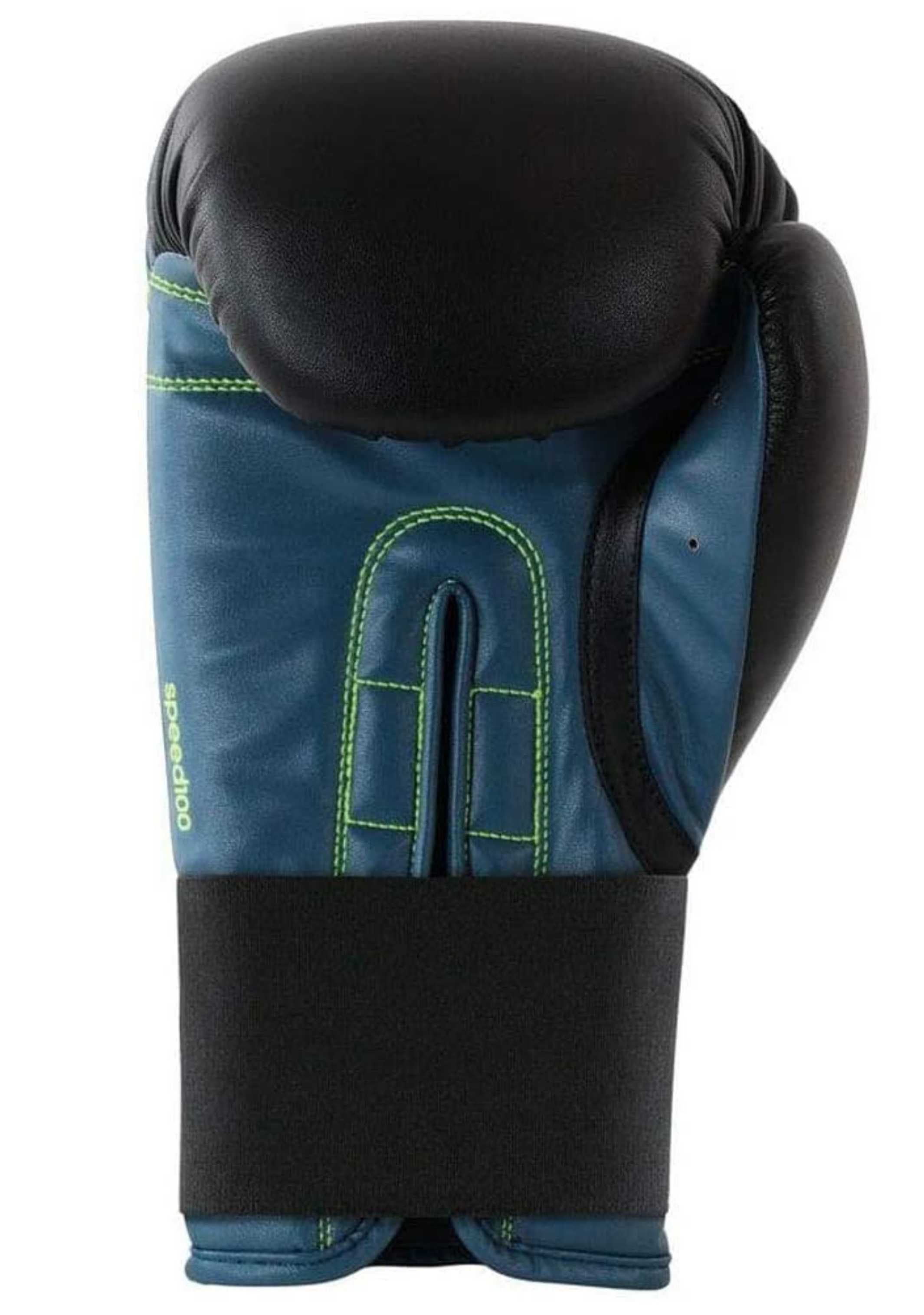 Adidas Unisex Speed 100 Boxing Gloves - Black Tech Ink/Solar Yellow - Premium Training Gloves for Boxing, MMA, Kickboxing & Fitness Workouts - Ideal for Sparring, Bag Work & Gym Training