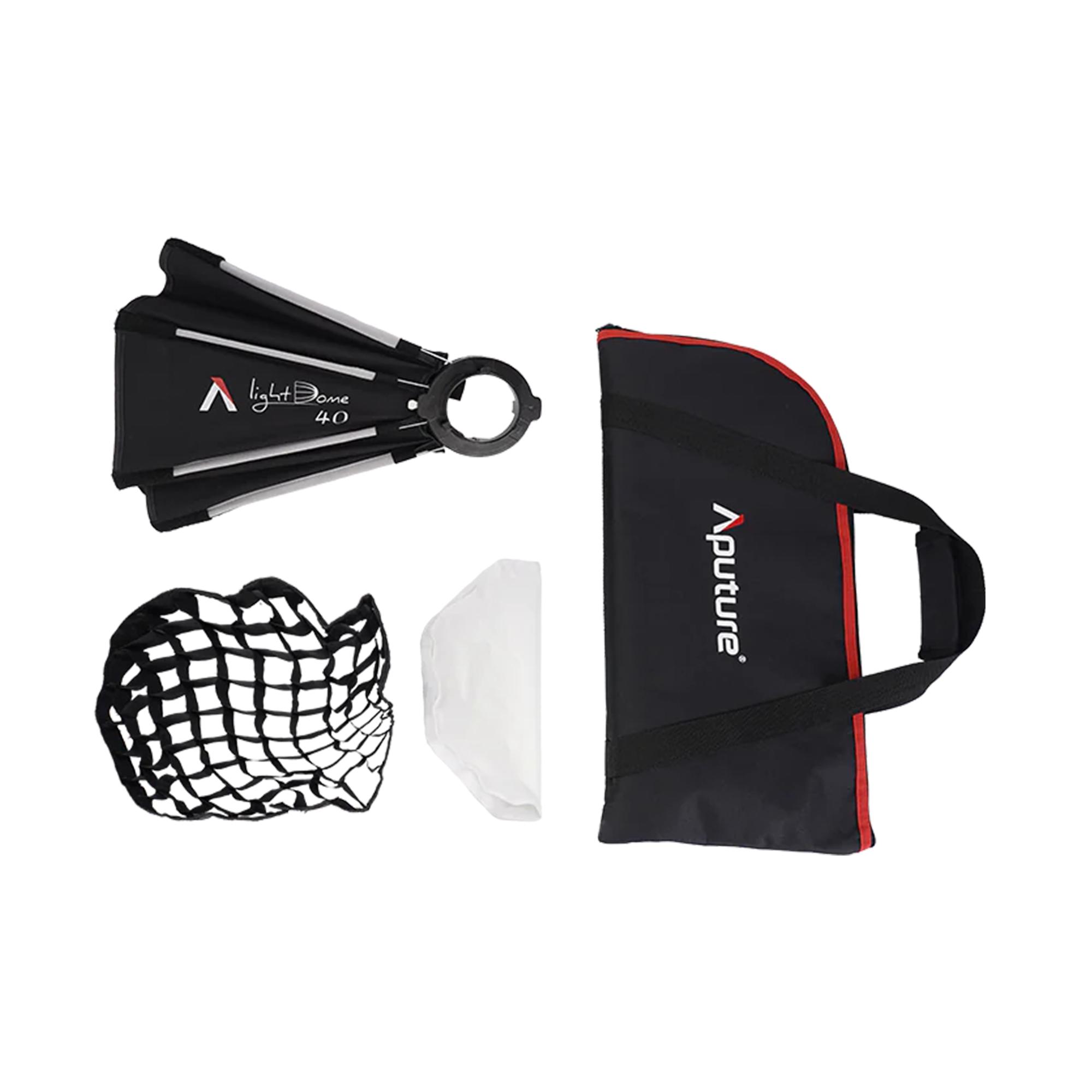 Aputure Light Dome 40 Softbox with Grid for STORM 80c - Professional Photography & Video Lighting Accessory for Studio, Portrait, and YouTube Content Creation