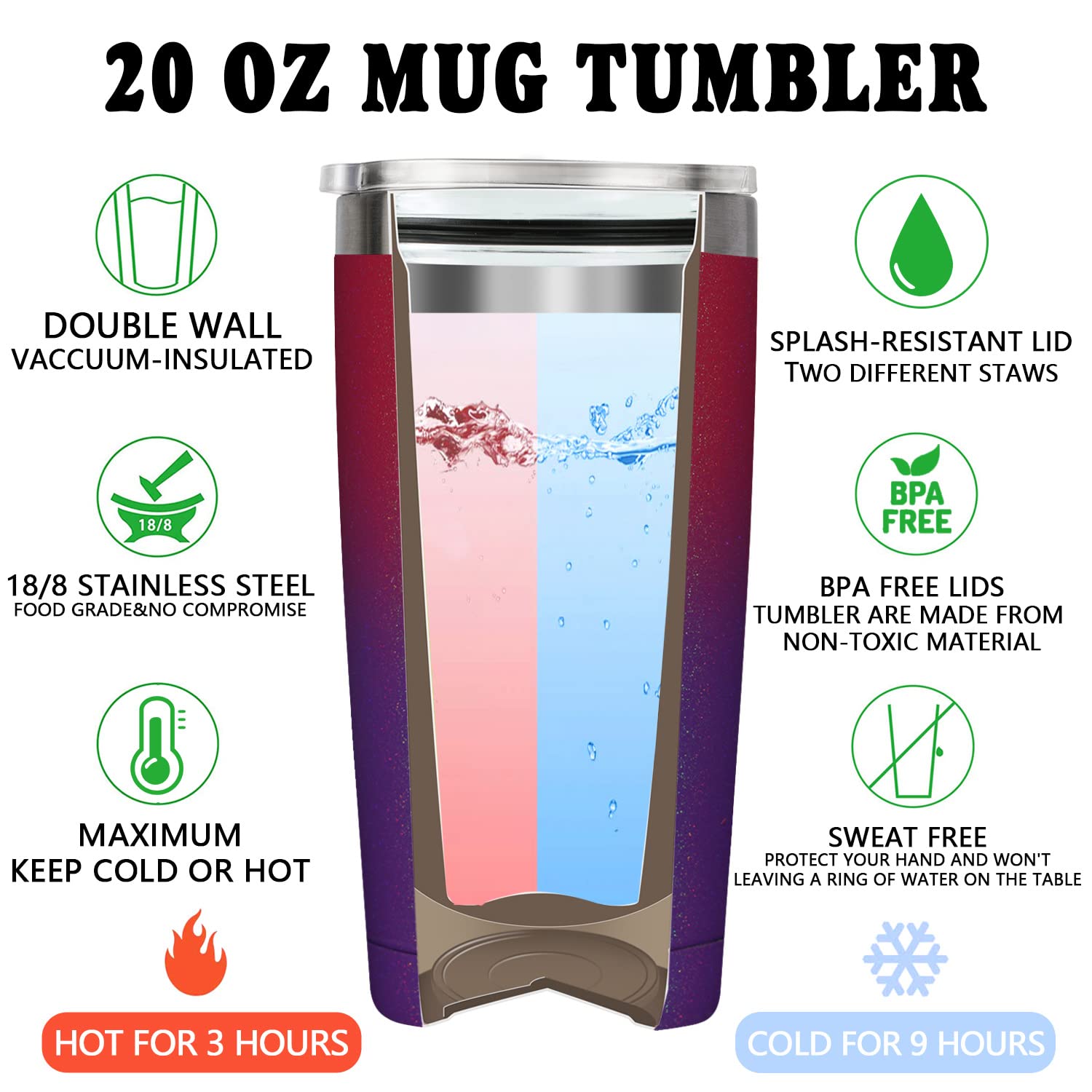 Fufandi Sister Gifts - Thoughtful Birthday & Christmas Presents for Sisters - Insulated Tumbler Cup for Women - Perfect for Mother's Day, Sister Appreciation & Daily Use at Work or Gym