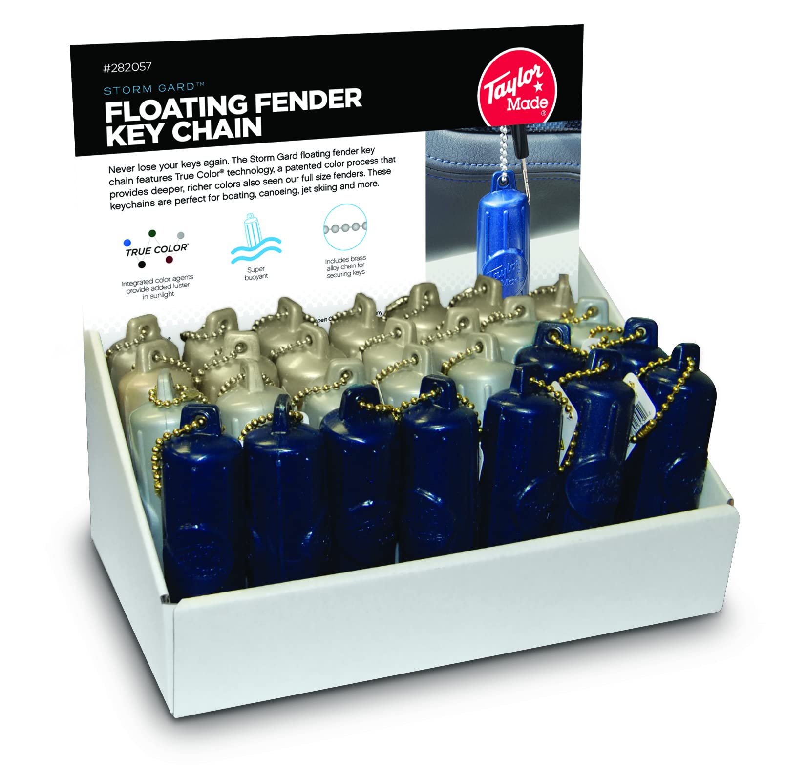 Taylor Made Products 282057 Mini Fender Key Chain Float - Durable Marine Boat Accessory for Keychains & Dock Protection (Perfect for Boating, Fishing & Water Sports)