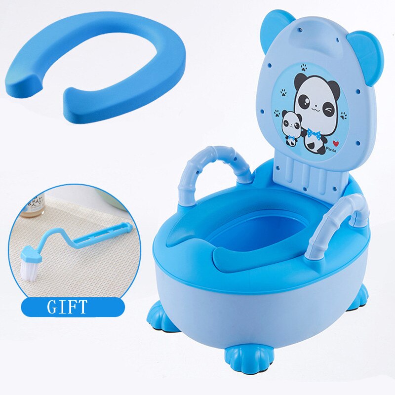 Baby Toilet Seat for Toddlers - Soft Cushioned & Anti-Slip Design for Safety & Comfort - Potty Training Essentials for Home & Travel Use