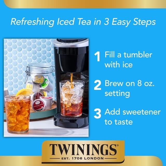 Twinings English Breakfast Tea K-Cup Pods for Keurig - 120 Count (Pack of 5) | Naturally Caffeinated, Smooth & Robust Black Tea | Perfect for Morning Boost, Office Break or Afternoon Relaxation