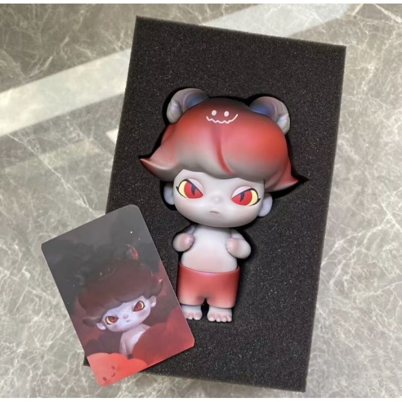 DIMOO Devil's Spicy Croissant Plus Limited Edition Collectible Figure - Perfect for Anime Fans, Home Decor, and Gift Giving