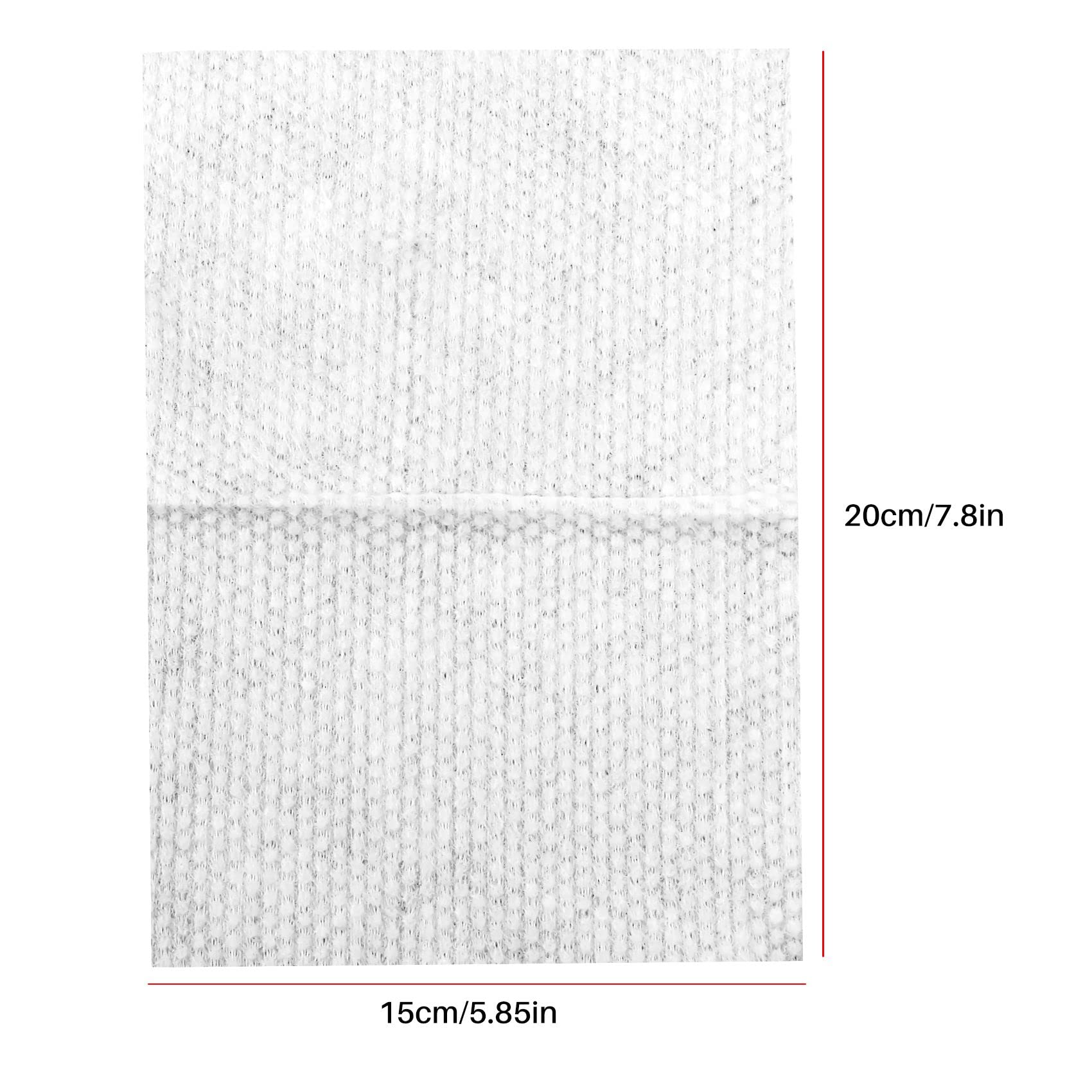 100-Pack Disposable Cotton Face Towels for Makeup Removal & Cleansing | Soft & Gentle Facial Wipes | Perfect for Travel, Gym & Daily Skincare Routine