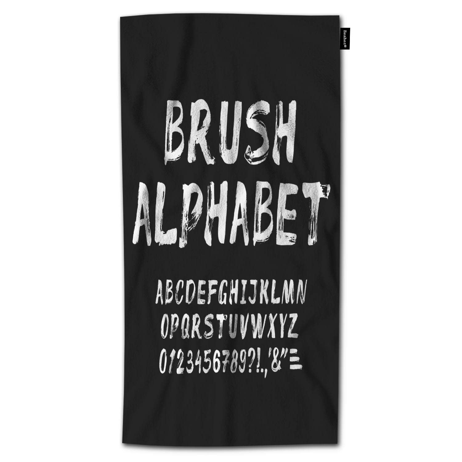 Beabes Brush Alphabet Bath Towel - 32