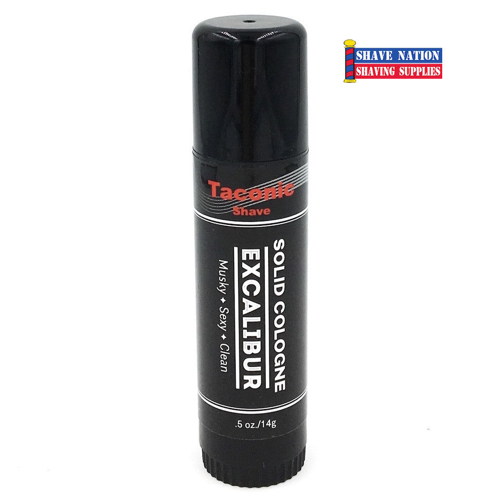 Excalibur Solid Cologne for Men by Taconic - Long Lasting, Natural Scent - Perfect for Travel, Office & Everyday Use