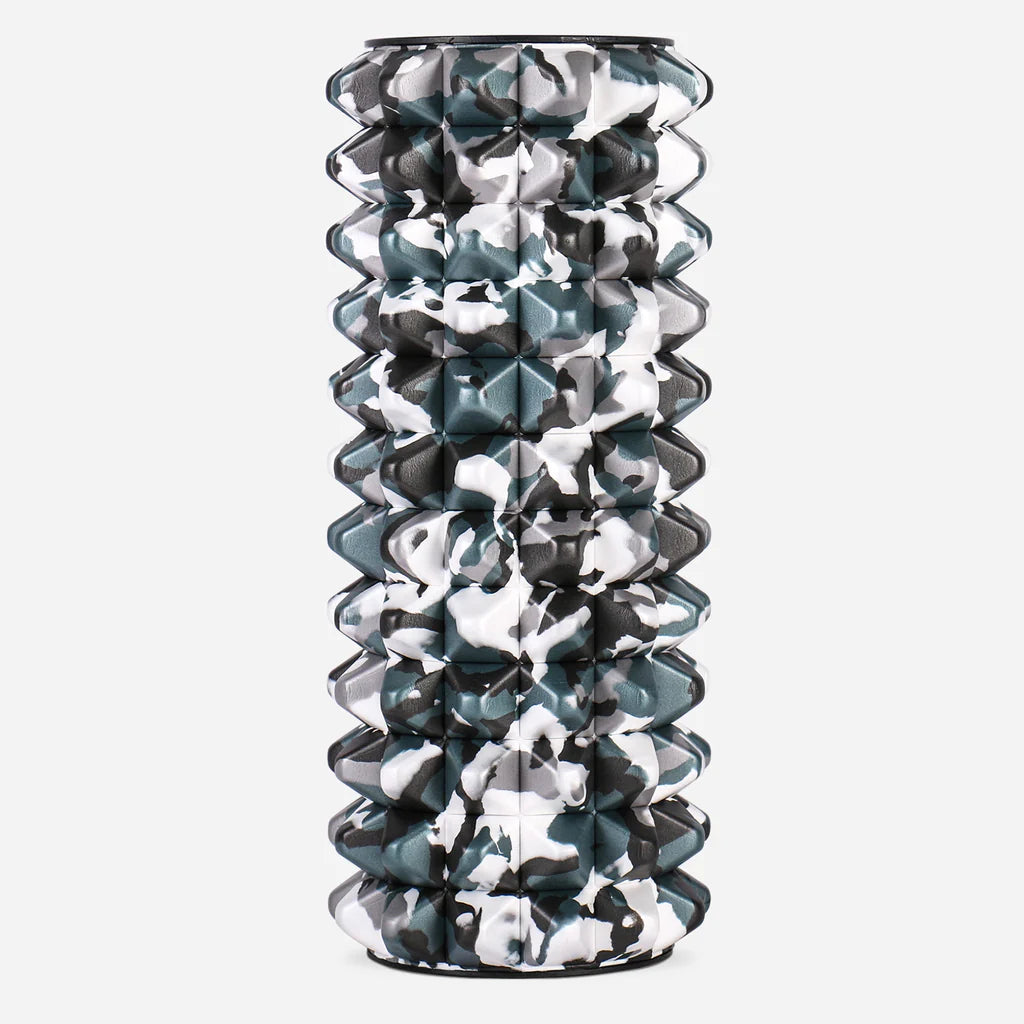 PTP Massage Therapy Roller - Firm Foam Roller for Muscle Recovery & Pain Relief - Camouflage Design - Perfect for Gym, Yoga & Post-Workout Recovery