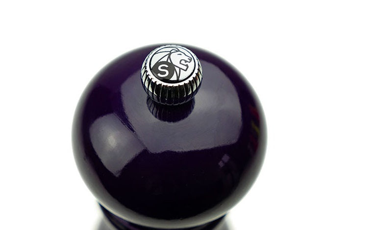 Peugeot Paris 7 Inch Premium Pepper Grinder - Adjustable Coarseness, Durable Stainless Steel Mechanism - Perfect for Kitchen, Dining Table & Gourmet Cooking (Eggplant Color)