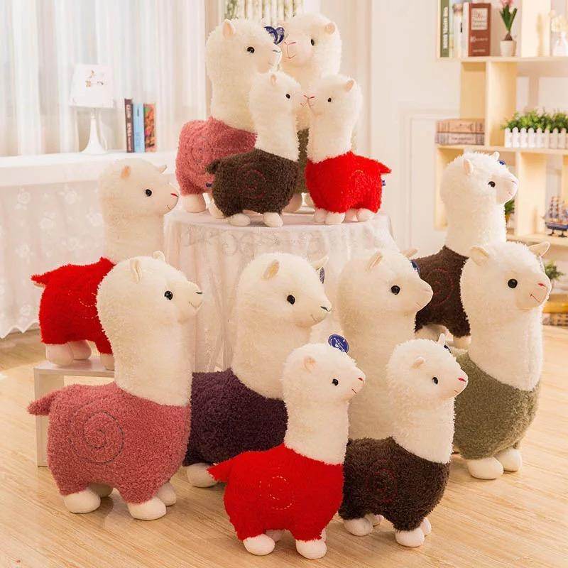 Soft and Cute Alpaca Llama Plush Toy - Kawaii Stuffed Animal for Kids, Girls, Boys - Perfect for Cuddling, Gifts, and Room Decor