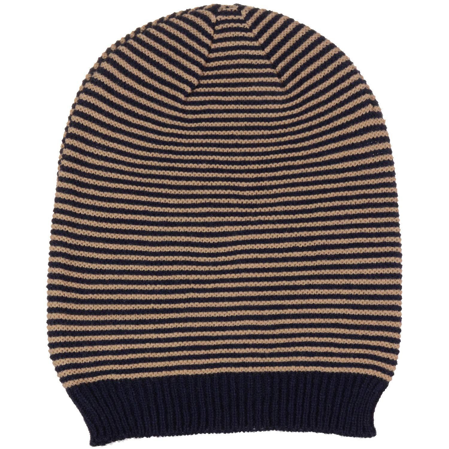 BYOS Unisex Lightweight Slouchy Knit Beanie Hat - Solid, Stripes & Chevron Patterns - Cozy Winter Accessory for Men & Women - Perfect for Outdoor Activities, Casual Wear & Cold Weather Fashion