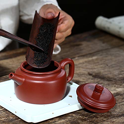 Premium 8 Oz Yixing Zisha Clay Teapot - Handcrafted Chinese Kung Fu Tea Maker with Built-in Filter | Perfect for Gongfu Tea Ceremony, Home Brewing & Gift Giving