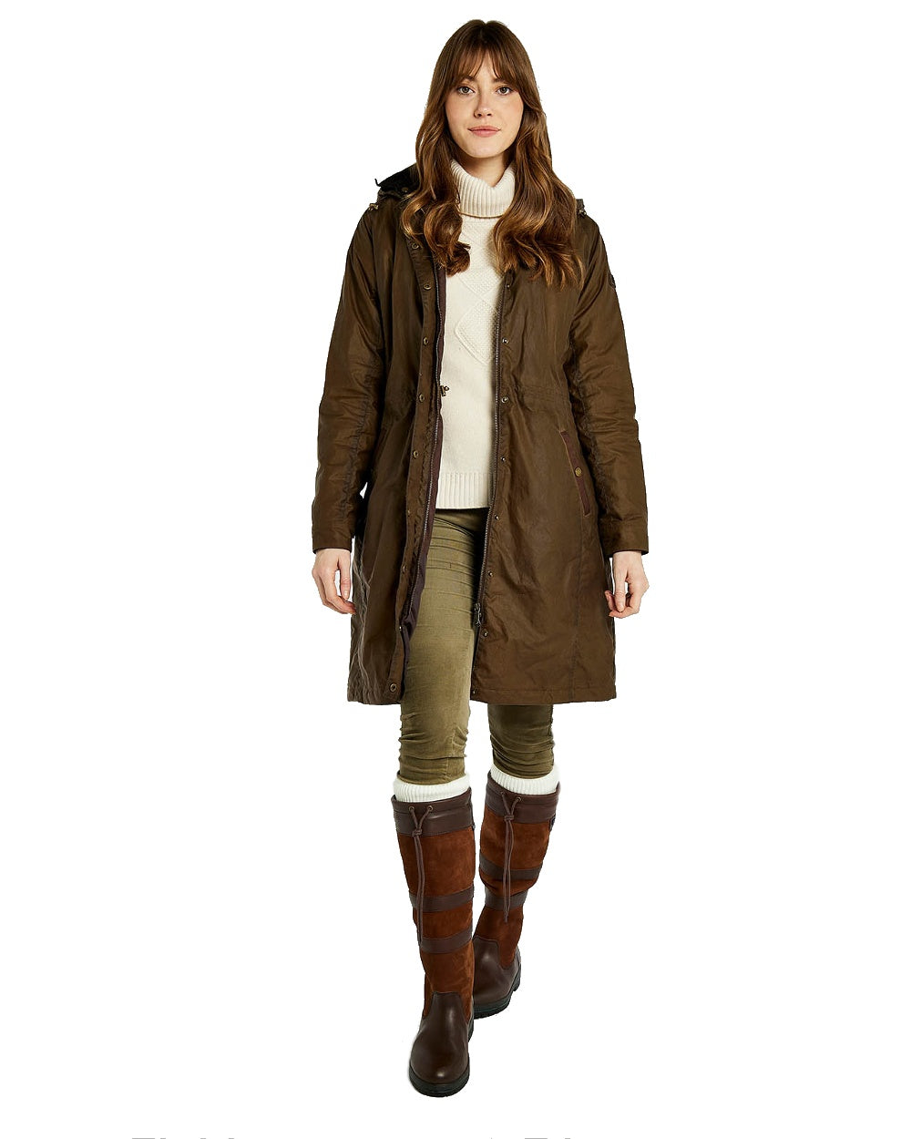 Dubarry Redington Wax Coat - Waterproof & Windproof Men's Jacket for Outdoor Adventures, Hiking, and Fishing