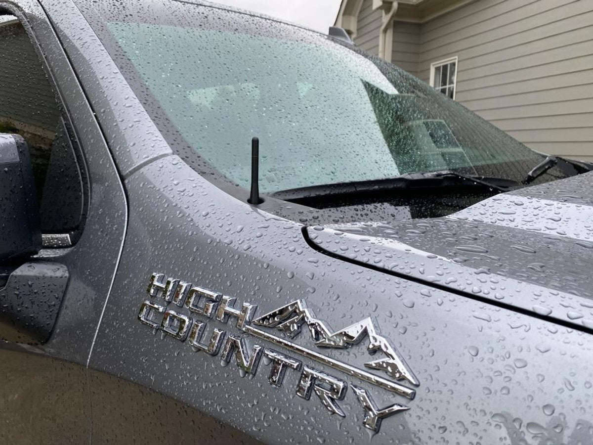 5 Inch Carbon Fiber Short Antenna Topper - Universal Fit for Chevy, GMC, Dodge RAM, Ford, Toyota & More | Durable Car Accessory for Improved Signal & Stylish Look | Perfect for Trucks, SUVs & Off-Road Vehicles