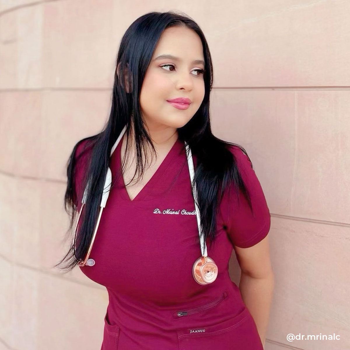 MD One® Adult Stethoscope - White & Rose Gold | Premium Dual Head Stethoscope for Nurses, Doctors & Medical Professionals | Ideal for Clinical Use, Patient Exams & Healthcare Settings