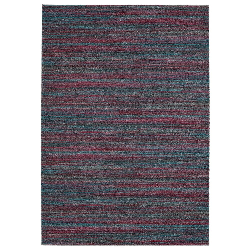 Orchid Brush Strokes Multi 7'10 x 10' Area Rug - Floral Hand-Painted Design for Living Room, Bedroom & Home Decor