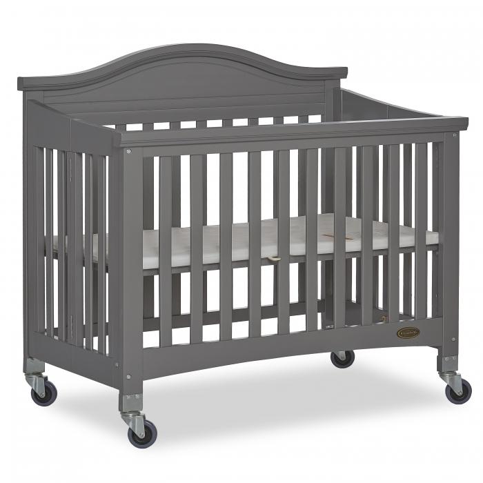 Dream On Me Venice Folding Portable Crib - Lightweight Travel Baby Crib for Home, Nursery & On-The-Go | Compact Sleep Solution for Infants & Toddlers