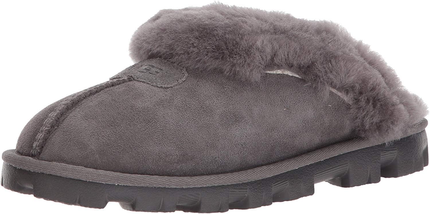 UGG Women's Coquette Slippers - Soft Fleece-Lined Indoor/Outdoor House Shoes for Comfort & Warmth - Perfect for Lounging, Relaxing at Home & Quick Errands