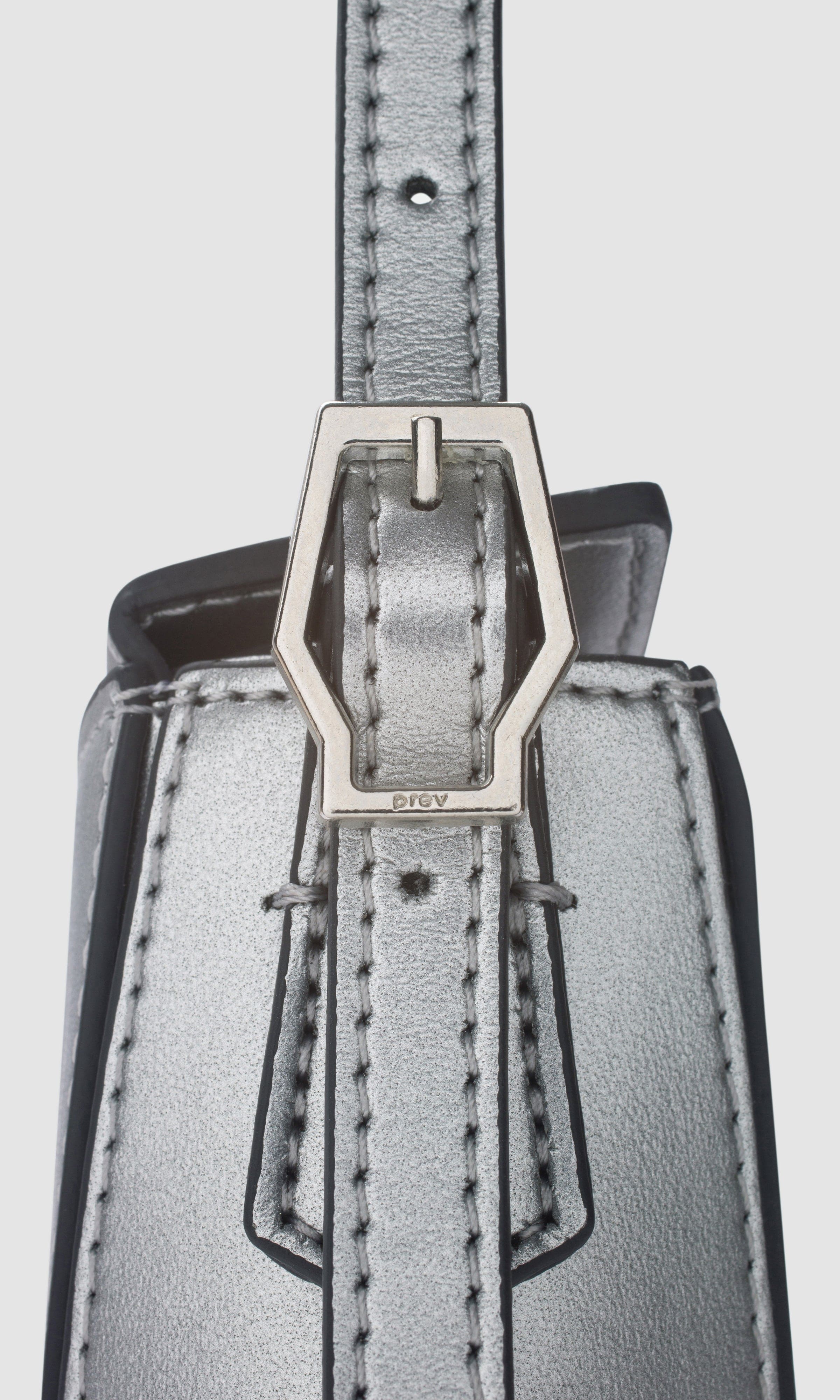 Kiara Women's Vegan Leather Mini Crossbody Bag - Silver | Stylish & Cruelty-Free Handbag for Everyday Use, Work, and Parties