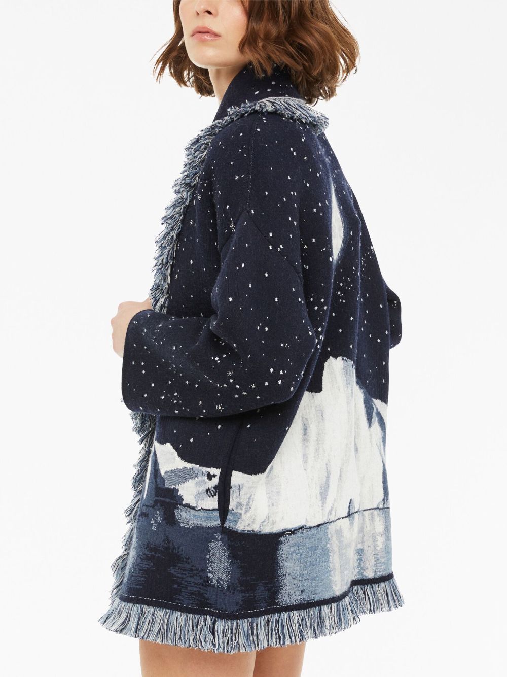 Alanui Blue Cashmere Sweater for Women - Soft & Luxurious Knitwear for Fall & Winter - Perfect for Casual Outings & Cozy Evenings