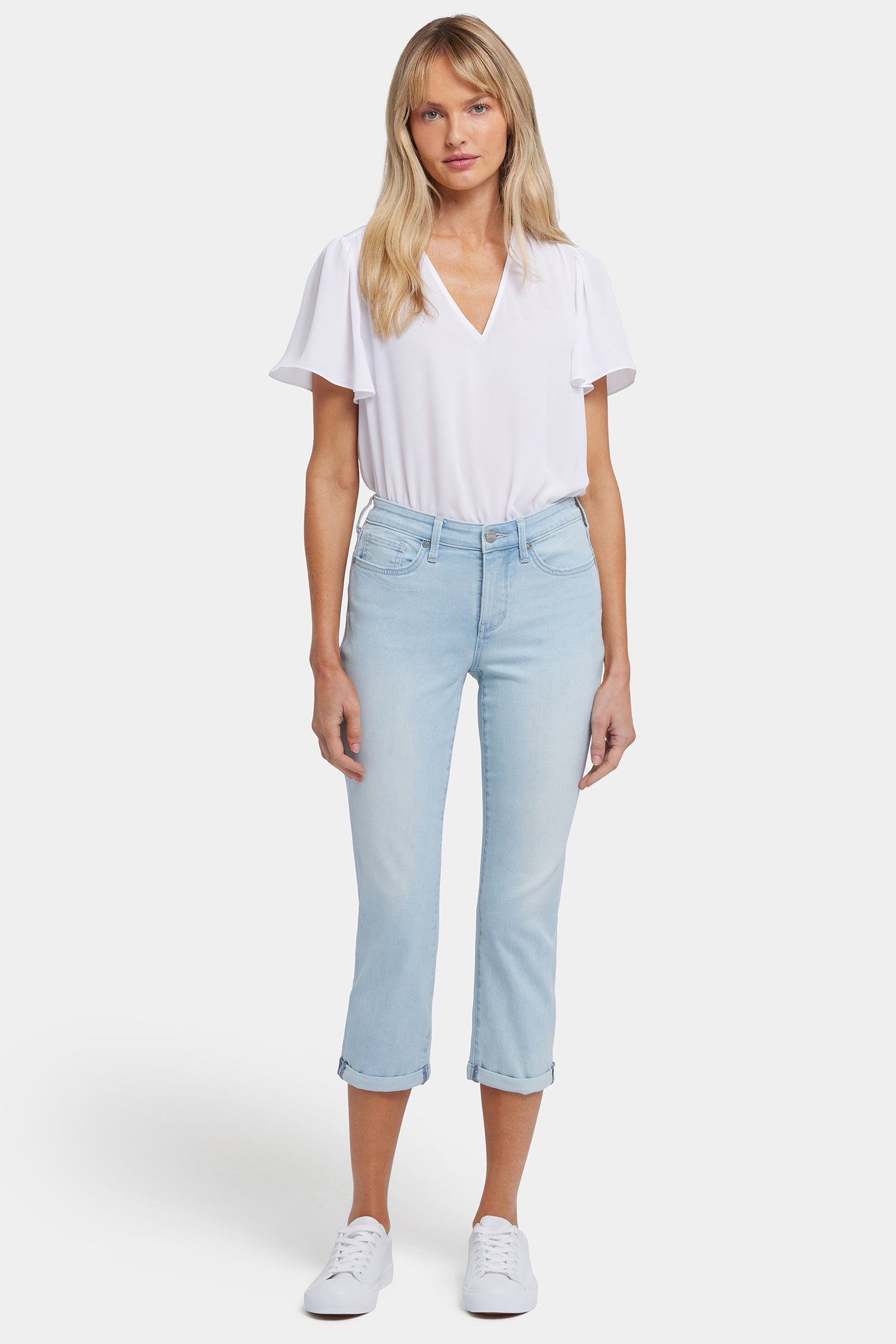 Chloe Women's Skinny Capri Jeans - High Waisted Stretch Denim Pants for Casual Wear | Perfect for Summer Outfits, Beach Vacations & Weekend Brunch