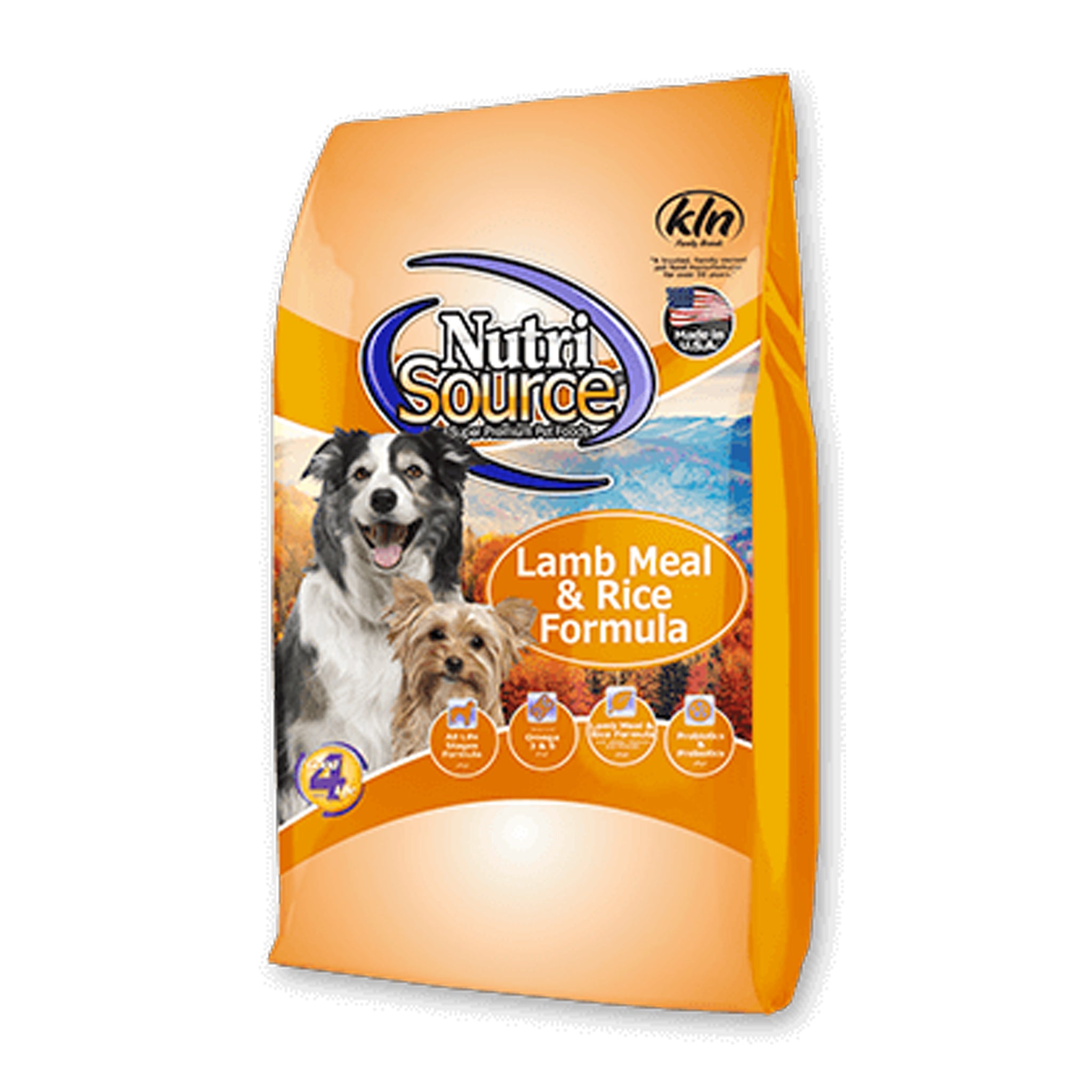 NutriSource Lamb & Rice Dry Dog Food - High Protein Grain-Free Recipe for Adult Dogs - Perfect for Active Pets & Weight Management