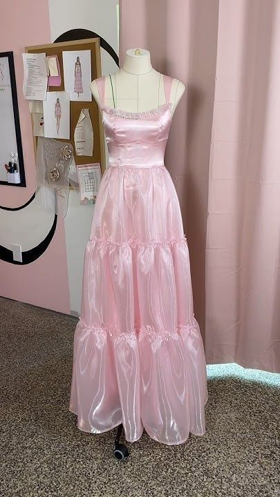 Elegant A-Line Pink Long Prom Dress for Formal Parties & Special Occasions - Style J5397 | Perfect for Homecoming, Dances & Evening Events