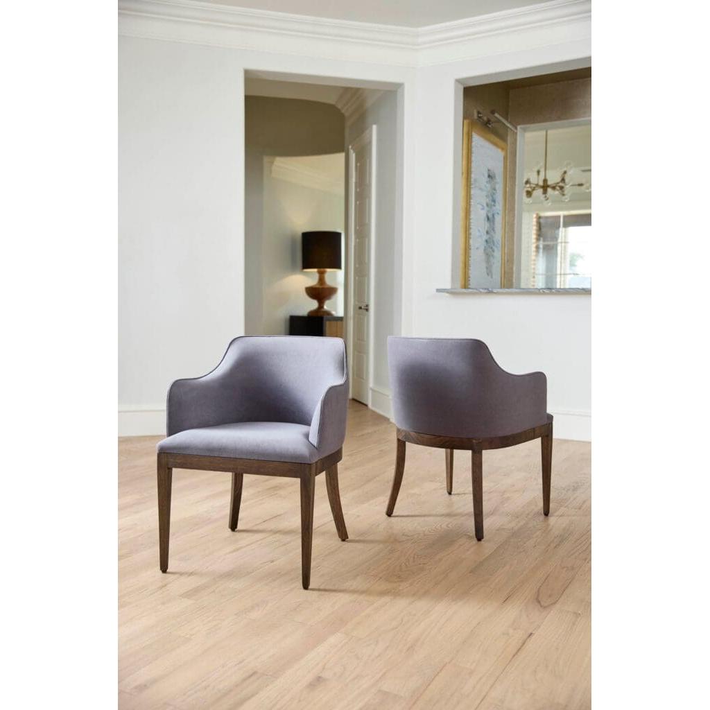 Cyan Design 11759 Dublin Chair - Dark Brown & Medium Grey Upholstered Accent Chair for Living Room, Bedroom, or Office - Stylish Modern Seating Furniture