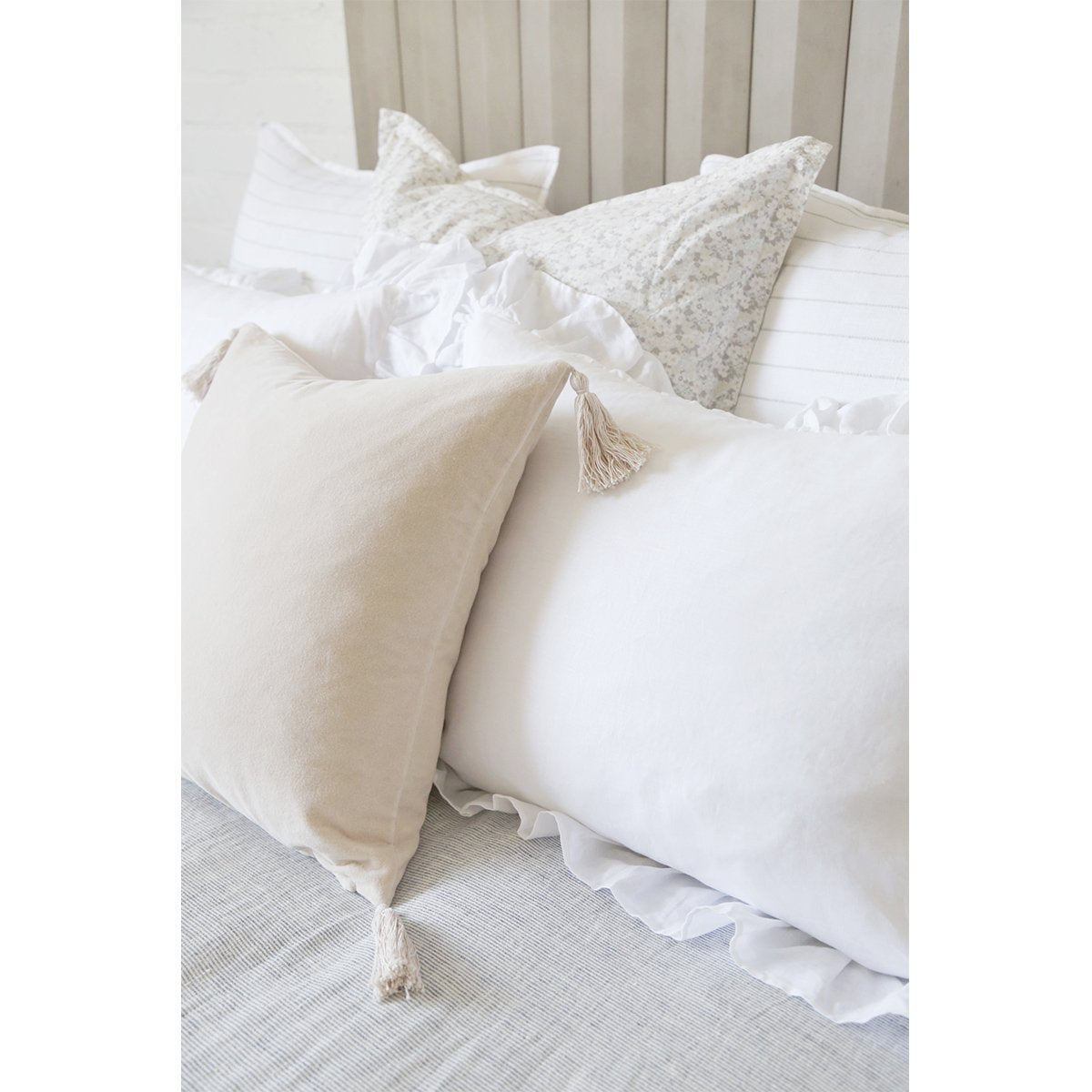 Bianca Decorative Throw Pillow with Insert - Soft & Stylish Home Decor for Living Room, Bedroom, or Sofa