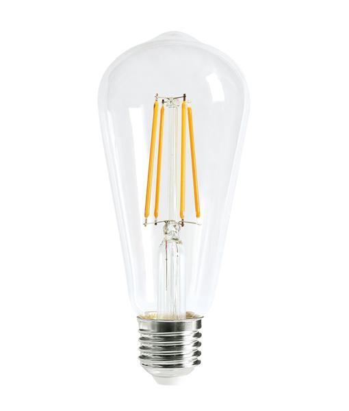8W E27 LED Filament ST64 Bulb - Warm White 2700K Vintage Edison Light Bulb for Home Decor, Cafe, Restaurant & Retail Lighting