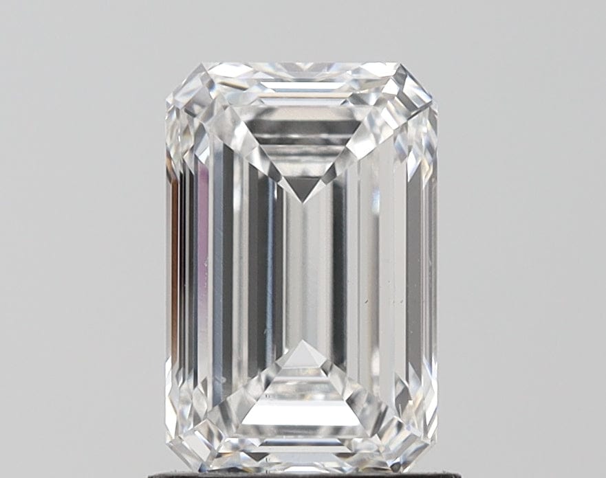 2 Carat E VS1 Emerald Cut Lab Grown Diamond - Certified Ethical Engagement Ring Stone for Wedding & Anniversary Jewelry