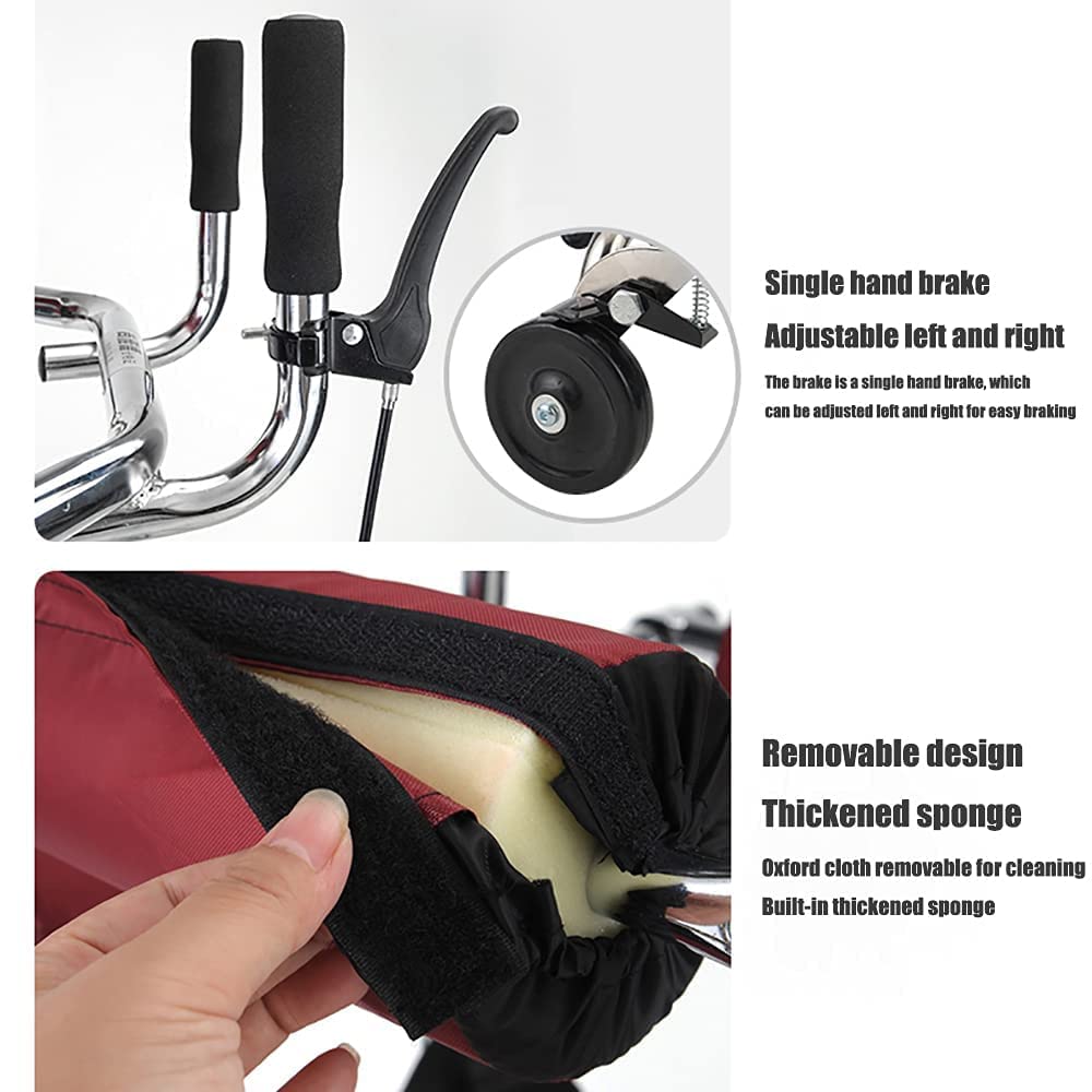NEZIH Adjustable Walking Frame for Seniors & Adults - Lightweight Mobility Aid for Lower Limb Rehabilitation & Stability Support - Ideal for Home Use, Physical Therapy & Daily Walking Assistance